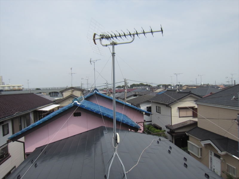 アンテナ修理