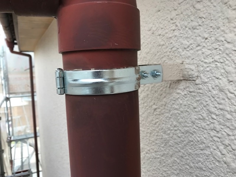 トイレ排気管補修後