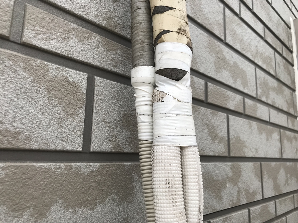 エアコン配管補修