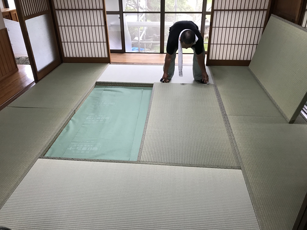 新床敷き