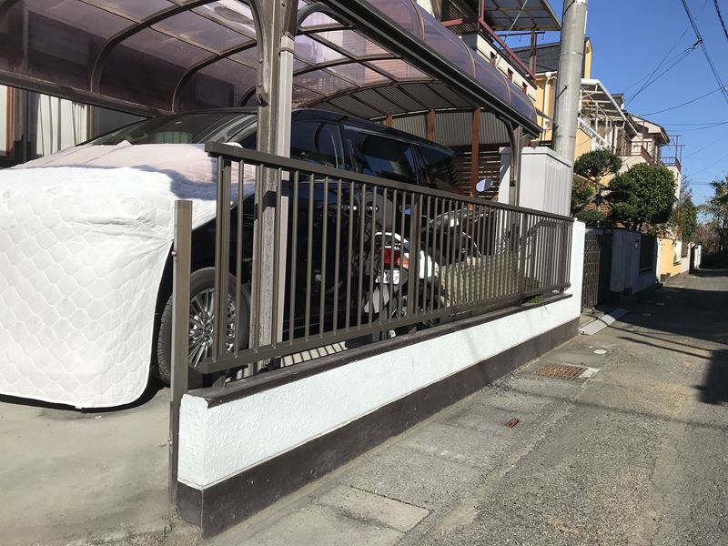 桶川市フェンス交換完成