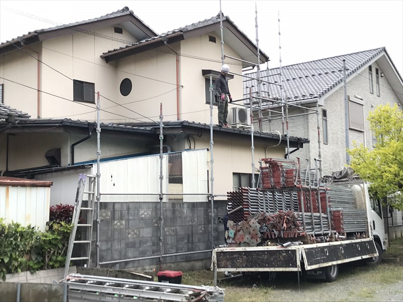 足場設置