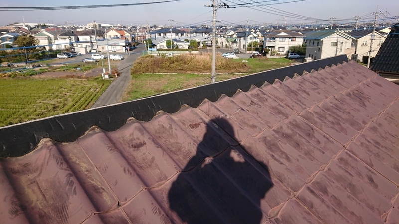 南蛮漆喰詰め終わる