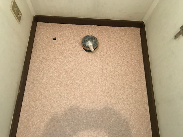 給水管撤去