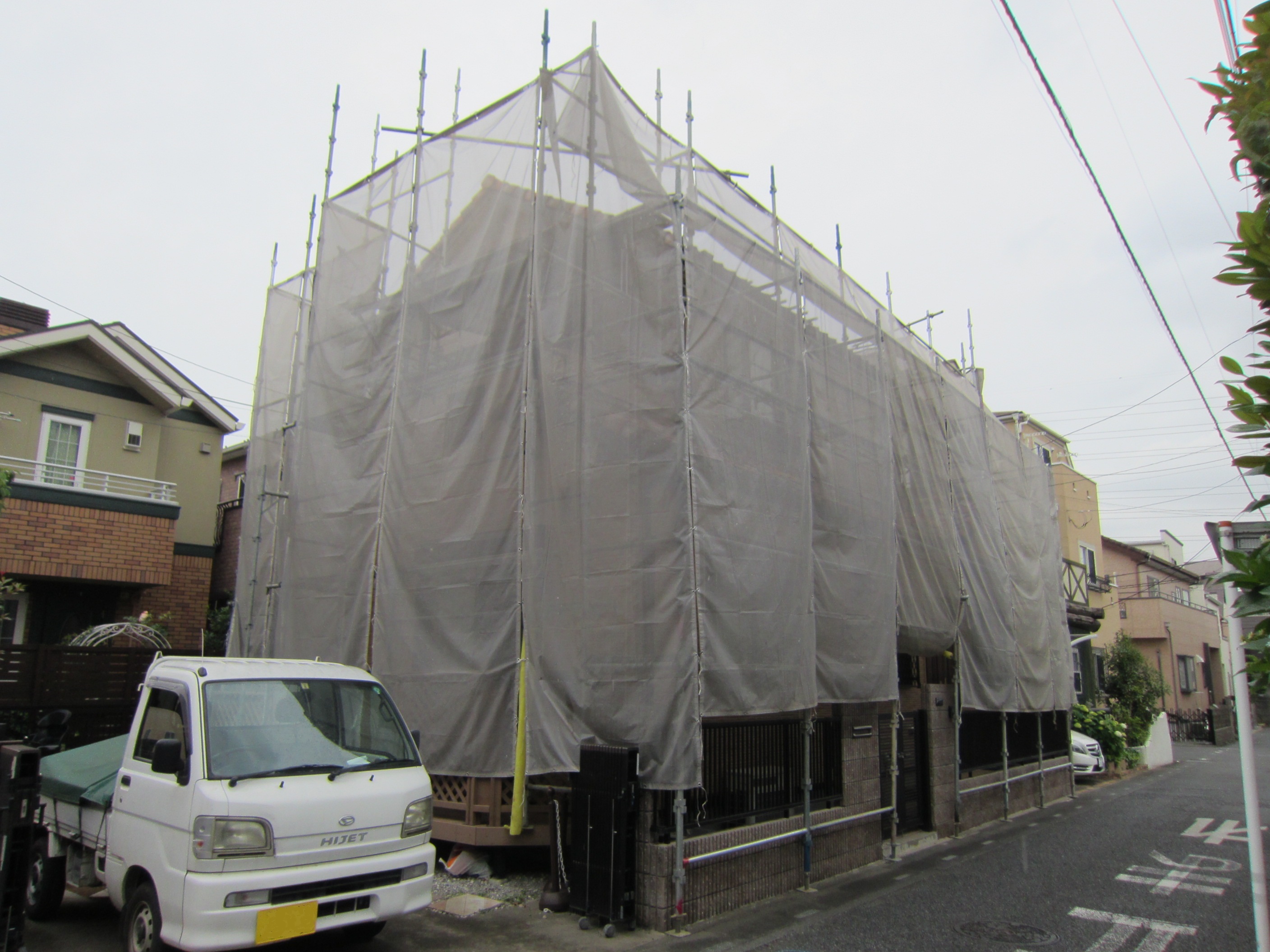 足場解体前1