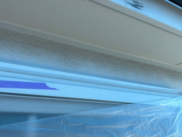 マスキングテープを撤去