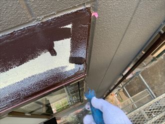 出窓庇の塗装