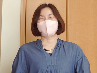 インタビュー中のお客様