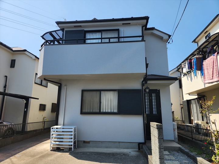 プレミアムシリコンで外壁塗装