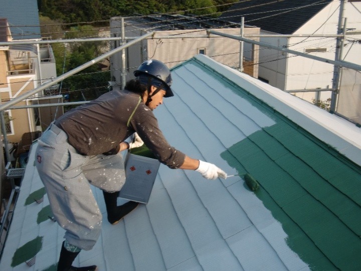 屋根の塗装