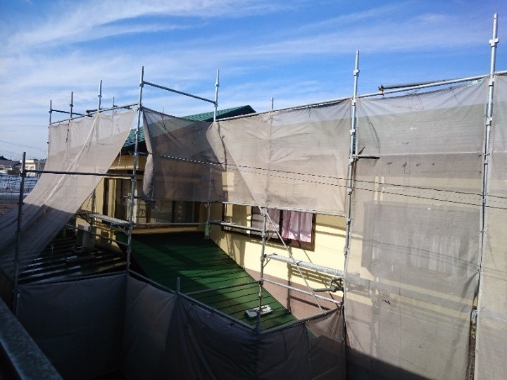 塗装完了の住宅