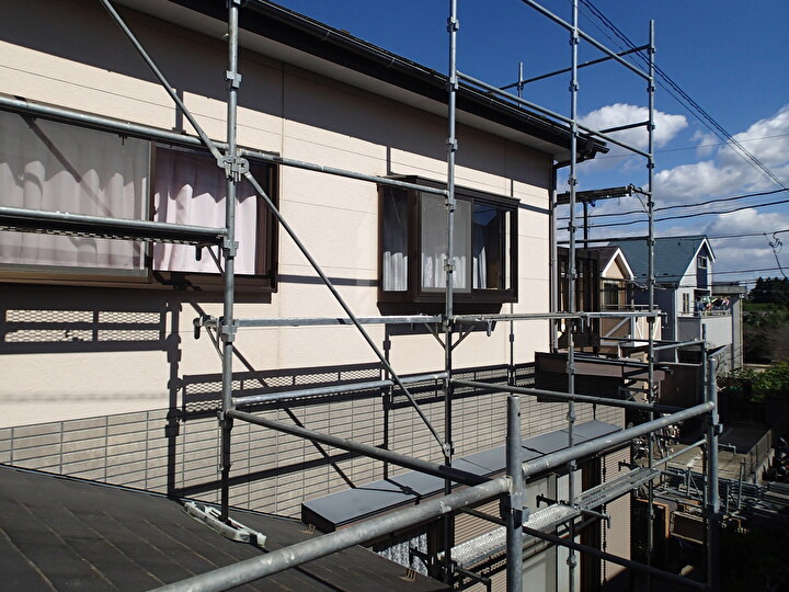 足場の架設