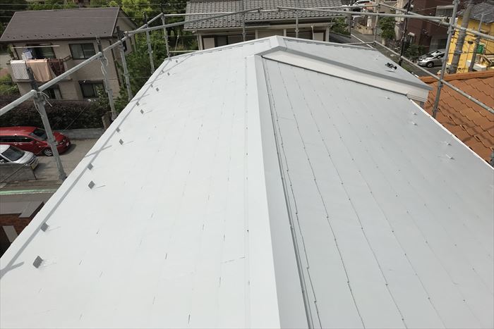 葛飾区南水元で遮熱塗料日本ペイントのサーモアイで屋根外壁塗装工事。葛飾区のエコ助成金を活用して施工致しました