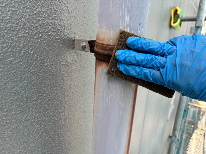 付帯部へのケレン