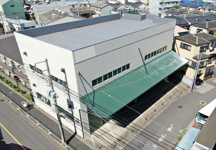 葛飾区白鳥にてALC外壁の塗装工事を行いました！ 使用した塗料はエスケープレミアムシリコン〈SR-165〉です