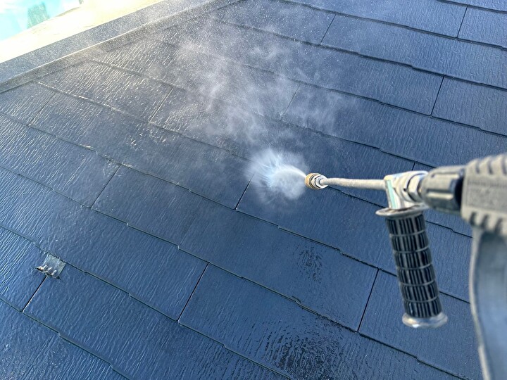 屋根の高圧洗浄