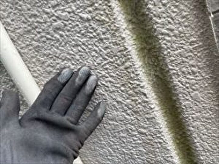 ALC外壁にチョーキングが発生