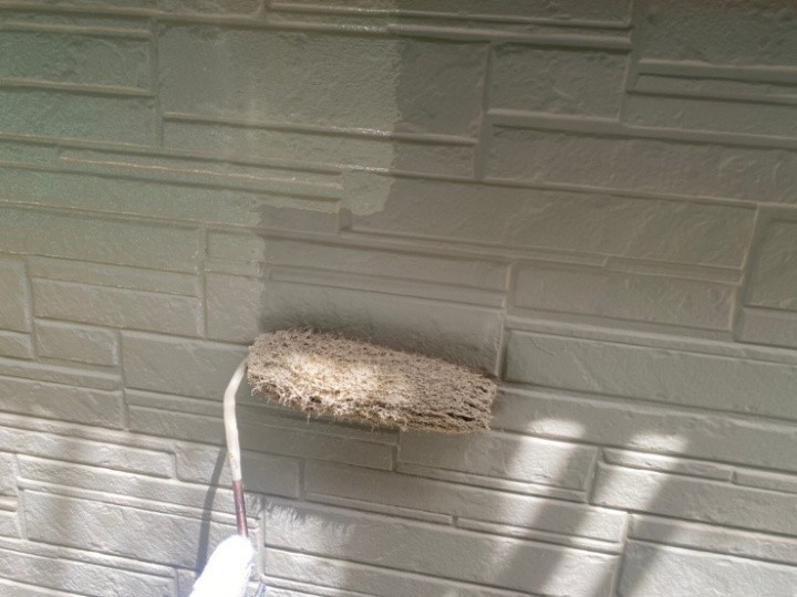 ナノコンポジットWを用いた塗装風景