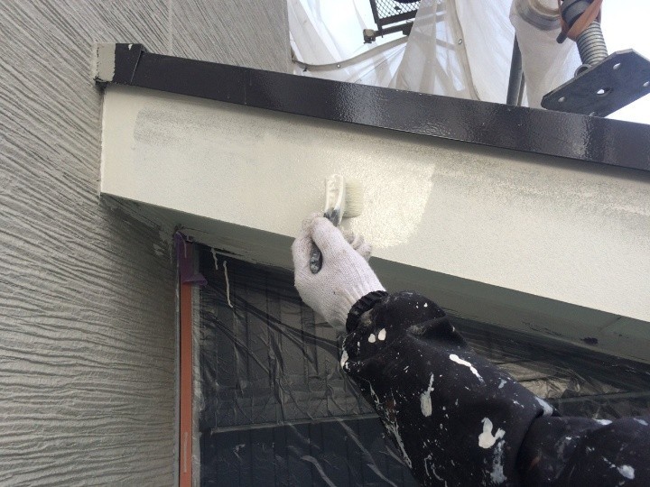 付帯部の塗装工程