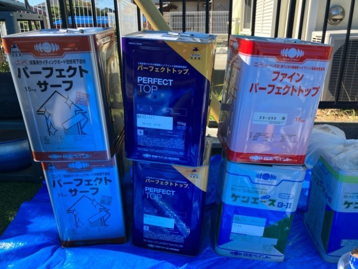 外壁塗装工事で使用する塗料一覧