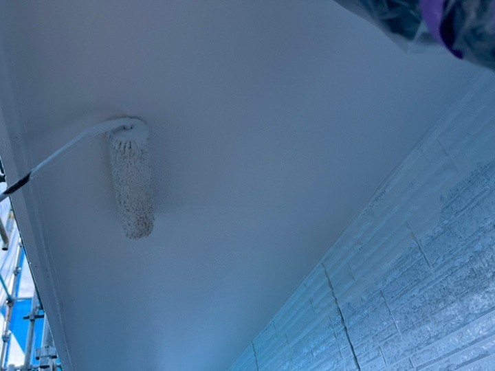 付帯部への部分塗装工事