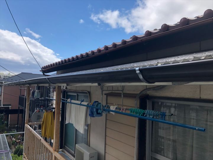 調布市下石原で雨樋の交換工事を実施！火災保険についても解説いたします！