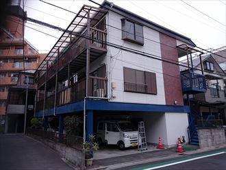 江戸川区｜超高耐久サーモアイ４Fとエラストコートで屋根外壁塗装工事