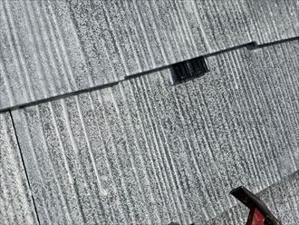 タスペーサーの設置後の屋根