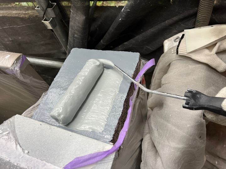 ウレタン二層目施工