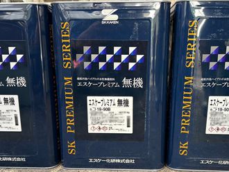 エスケープレミアム無機を使用して新宿区揚場町にあるビルの外壁塗装を実施させていただきました！