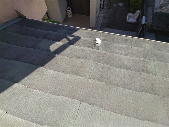 多摩市桜ケ丘で調査したスレート屋根は塗装がお勧めできないコロニアルＮＥＯでした
