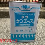 水性ケンエースを使用した軒天塗装工事と妻壁塗装の施工事例をご紹介