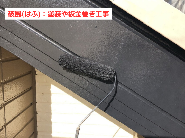 破風板(はふいた)