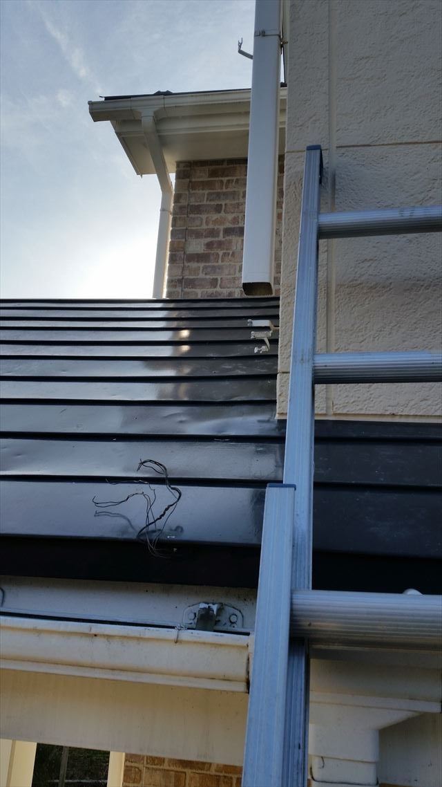 雨樋の破損箇所