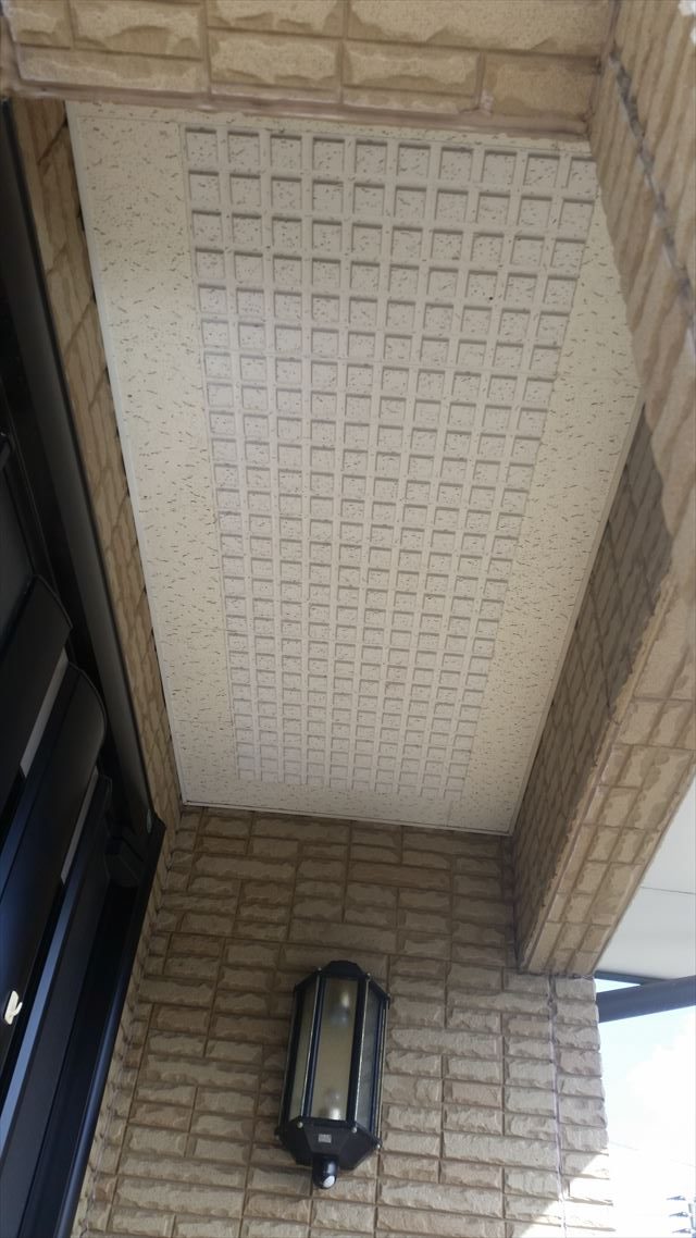 玄関:こだわり軒天