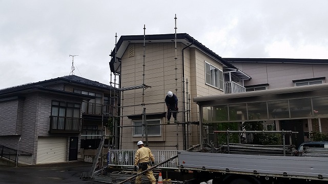 盛岡市足場設置工事