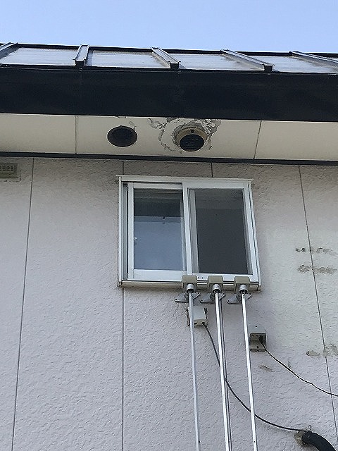 盛岡市屋根・軒天材工事