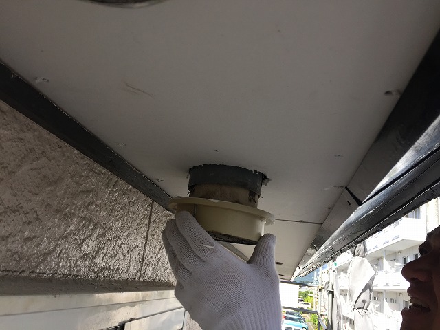 盛岡市軒天交換工事