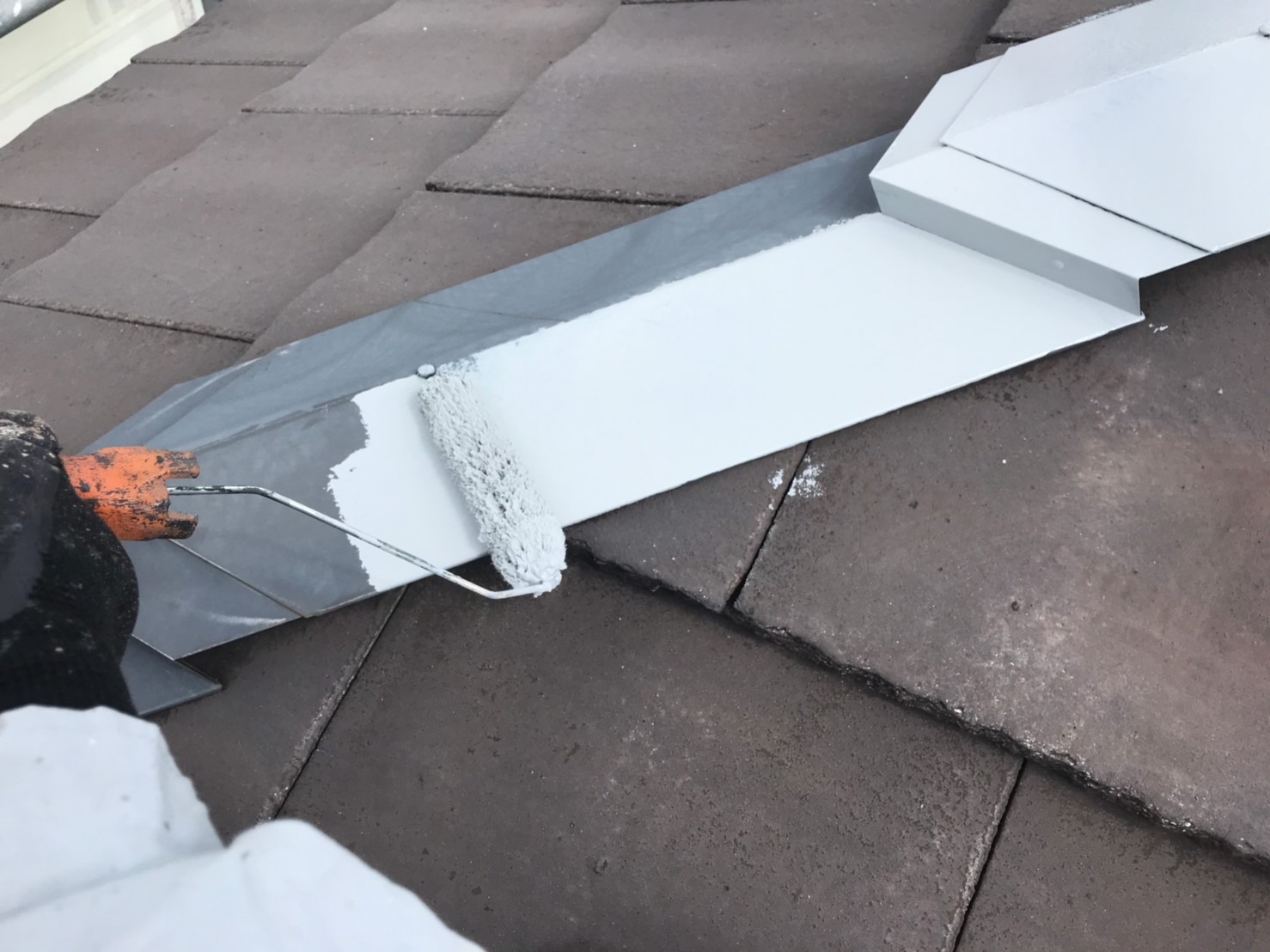屋根板金の錆止め
