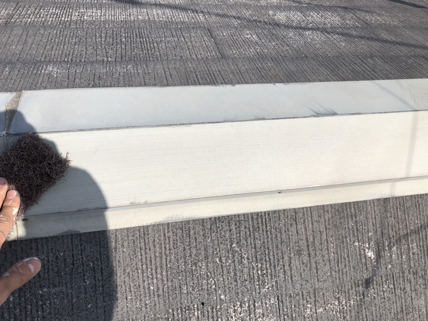 屋根板金研磨