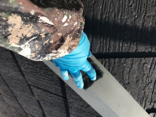 棟板金のケレン