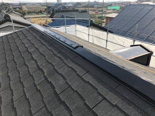 屋根板金の塗装後