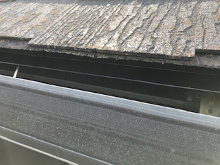 軒先板金の塗装後