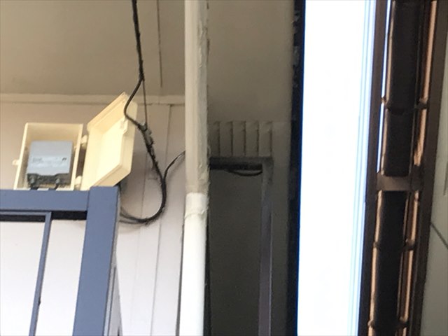 樋の塗料はがれ