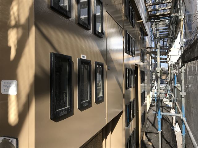 尾張旭市東大道町にてアパートの外壁塗装と屋根塗装