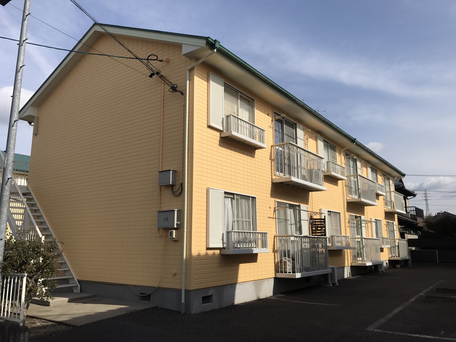 賃貸アパートの塗り替え