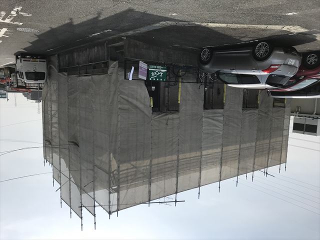常滑市本郷町にて賃貸アパートの塗り替え工事のスタート