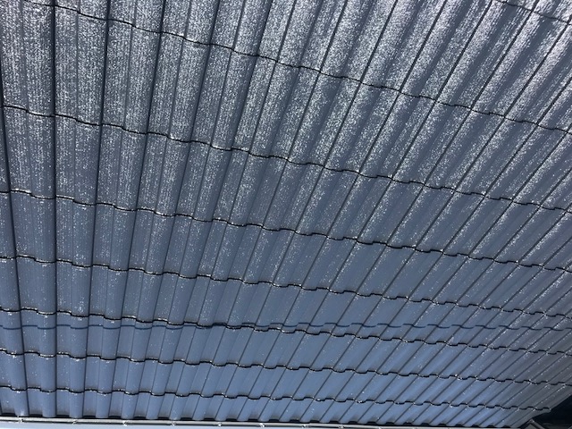 ブルック瓦の塗装後