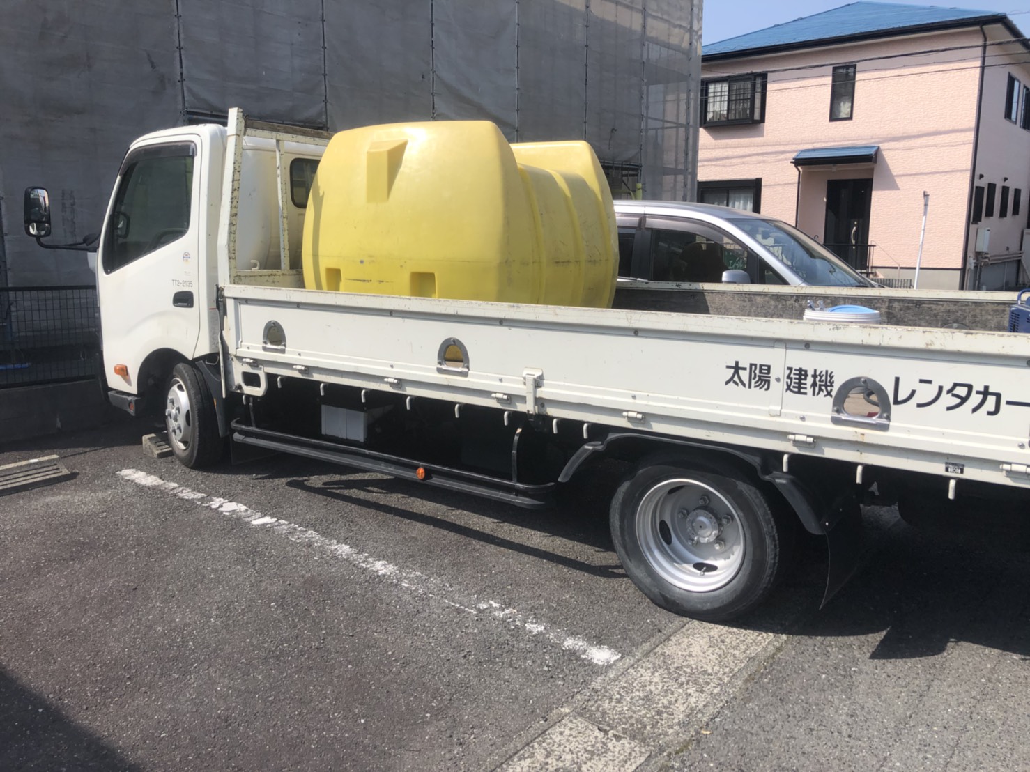 散水栓がない賃貸アパートの洗浄作業／常滑市