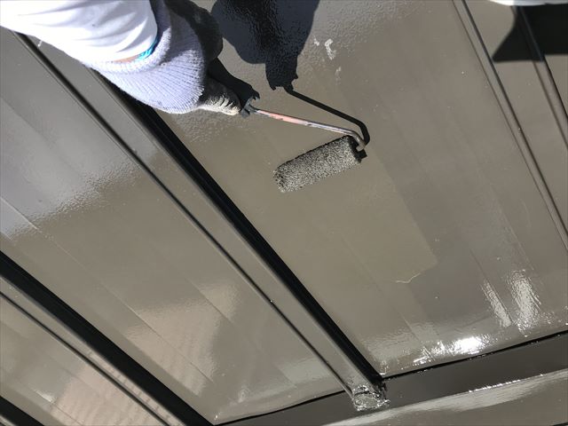 瓦棒屋根の塗装